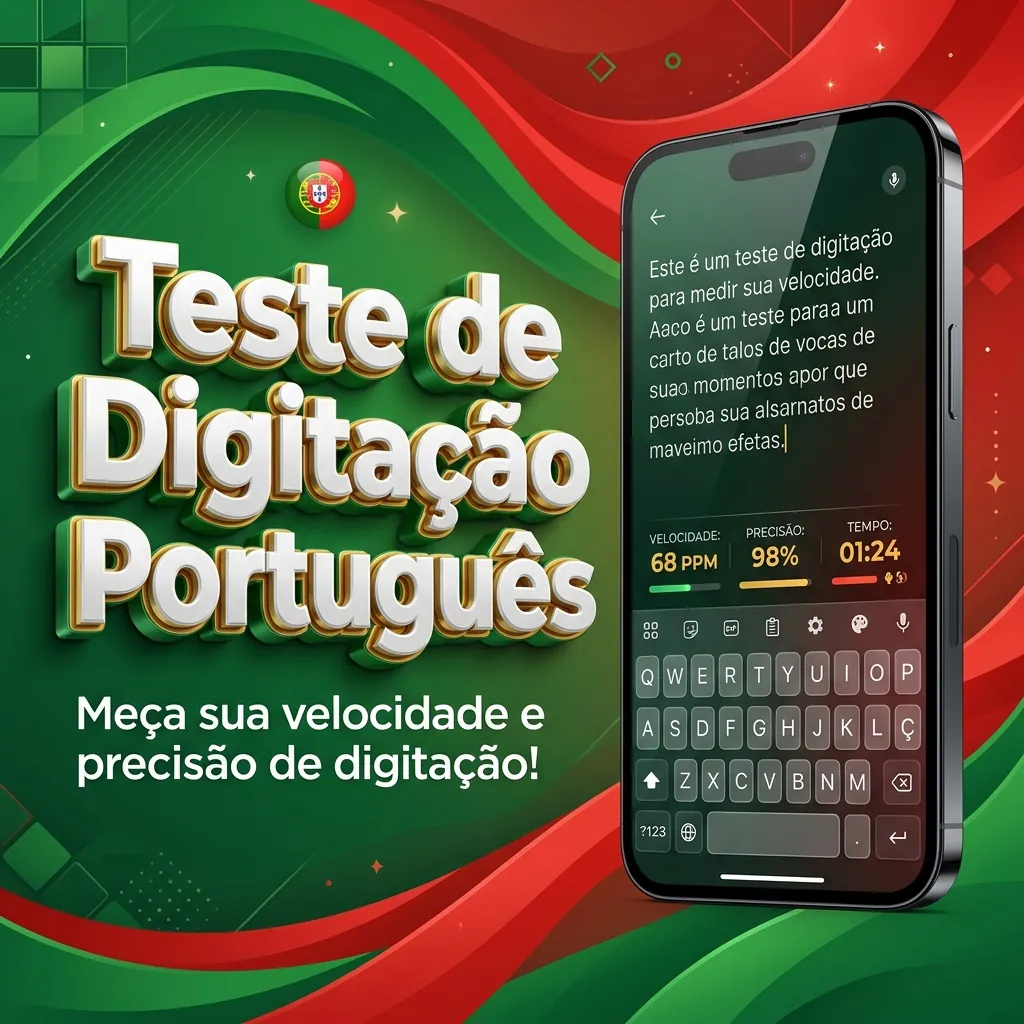 Teste de digitação em Português (Portuguese Typing Test) | TypingTestGo